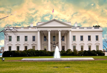 Fototapeta na wymiar White House, in Washington DC 