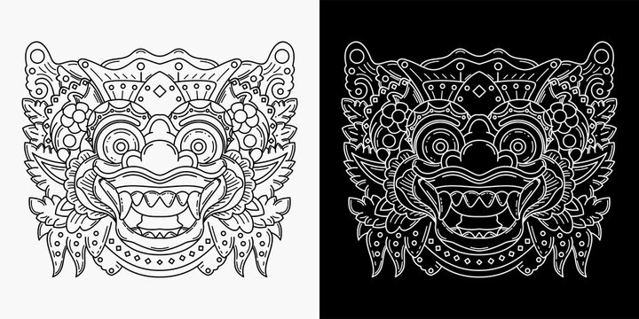 48+ Barong Rangda Tattoo Design Gif