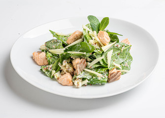 green salmon salad 