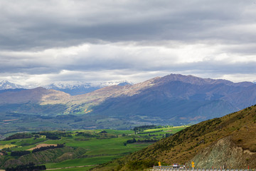 Mountain view in the vicinity of Queenstown. South Island