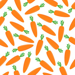 seamless pattern with carrots