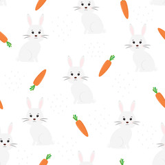 easter bunny seamless pattern