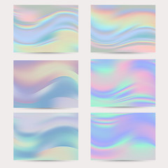 Abstract blurred gradient background. Vector illustration. concept for your graphic design, banner or poster. set of pastel gradients. eps 10