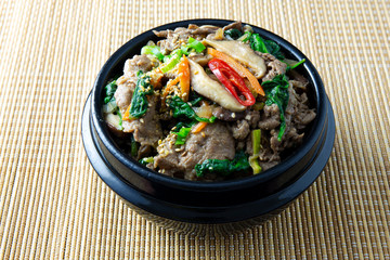 Soy Marinated Beef is called Bulgogi  in Korea