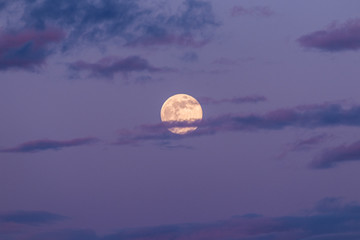 moon and clouds