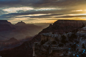 Sonnenaufgang am Grand Canyon Sonnenuntergang