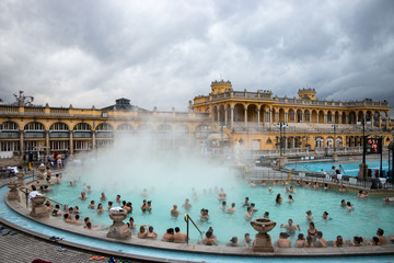 View of the Szechenyi Baths 