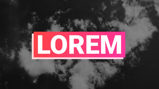 Gradient Text Box Title