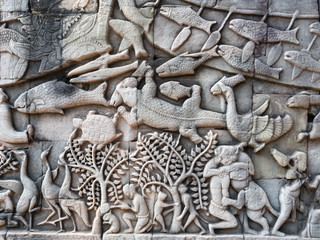 カンボジア　遺跡　古代　アンコールワット