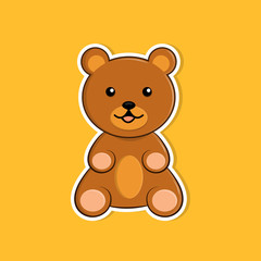 Teddy bear vector illustration design