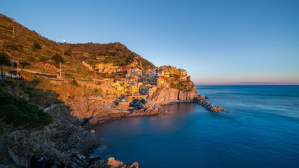 Manarola Sunset, Cinque Terre, Liguria, Italy