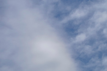 Cielo e nuvole in una giornata di primavera