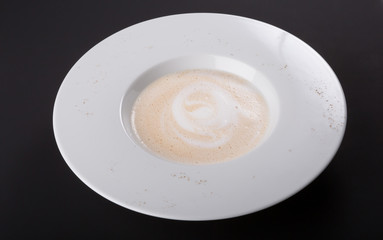 Light cream mushroom soup
