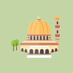 vector illustration of a mosque