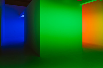 LED Räume, bunt, farbig