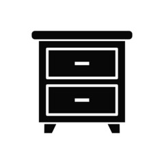 vector illustration of bedside icon