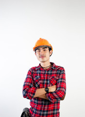 A young engineer who is determined to do his job successfully. Photos for your business