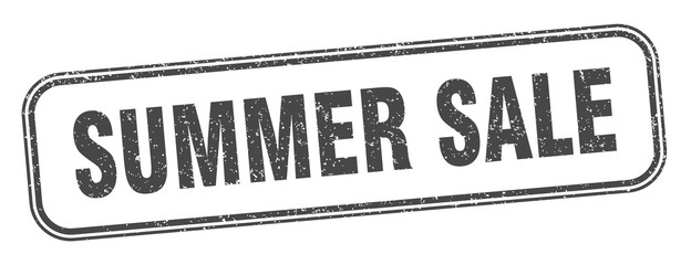 summer sale stamp. summer sale square grunge sign. label