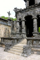 ruins of ancient  temple