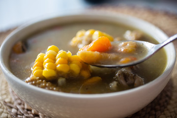 Sancocho con platano,