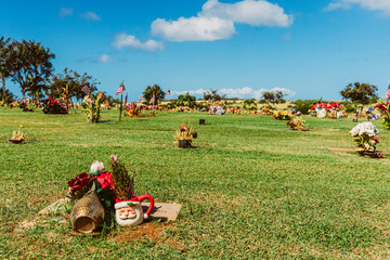 Amerikanischer Friedhof auf Hawaii