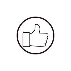 Thumbs up icon   illustration sign