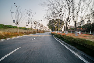 Fototapeta premium road in city