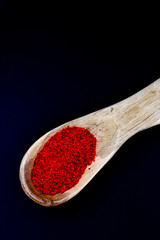 Espelette pepper, Piment d'espelette, mild variety of capsicum annuum from the basque commune in...