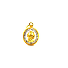 Naklejka premium small buddha image used as amulets pendant,thai amulet on white image background