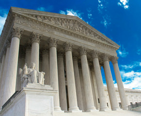 	
Supreme Court building in Washington, DC	
