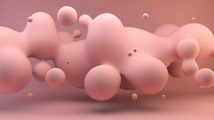 pink liquid shape