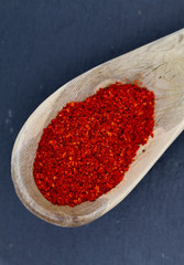 Espelette pepper, Piment d'espelette, mild variety of capsicum annuum from the basque commune in France