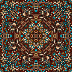Ethnic geometric print. Colorful repeating background texture. Best for fabric, cloth design and wallpaper, wrapping