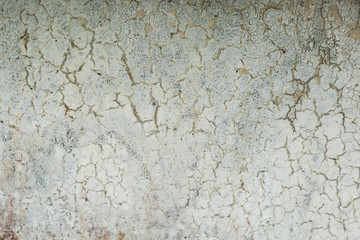 cracked paint on an iron sheet