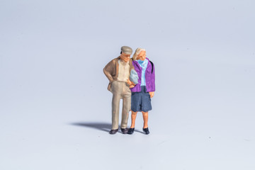 miniature figure concept of family