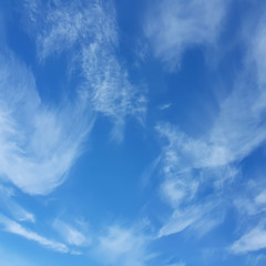 Blue sky with clouds background