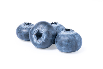 blueberry isolated include clipping path on white background