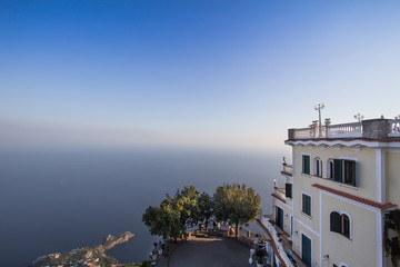 Fototapeta premium Luxury hotel in Pogerola village, Italy
