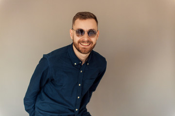 Obraz premium young man in sunglasses