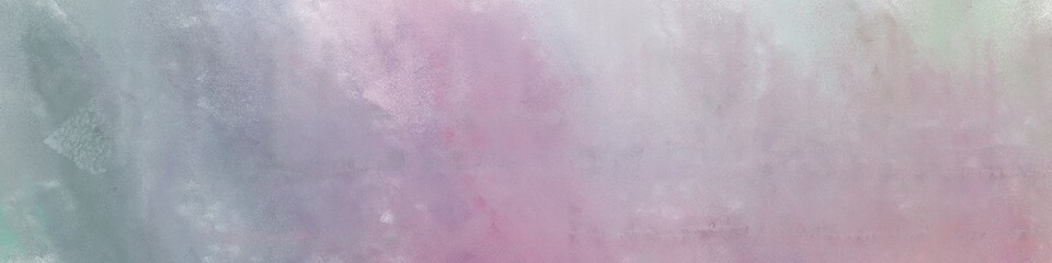 wide art grunge old color brushed vintage texture with pastel purple and light gray colors. distressed old textured background with space for text or image. can be used as horizontal header