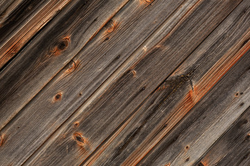 Close-up Large wooden gate and dried wood. Wood plank texture