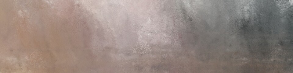 wide art grunge vintage abstract painted background with gray gray and dark slate gray colors and space for text or image. can be used as header or banner