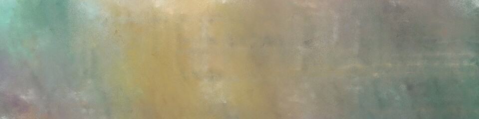 wide art grunge vintage abstract painted background with gray gray, tan and dim gray colors and space for text or image. can be used as horizontal header or banner orientation