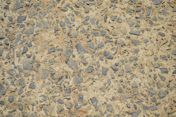 closeup view of concrete road
