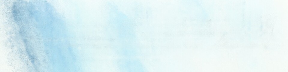 wide art grunge light cyan and alice blue color background with space for text or image. vintage texture, distressed old textured painted design. can be used as horizontal background graphic