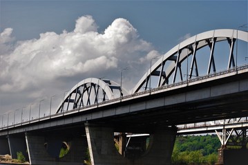 railway bridge over the river