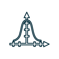 Isolated infographic line line style icon vector design