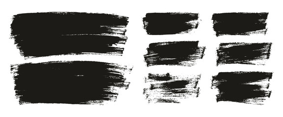 Flat Paint Brush Thin Long & Short Background Mix High Detail Abstract Vector Background Mix Set 
