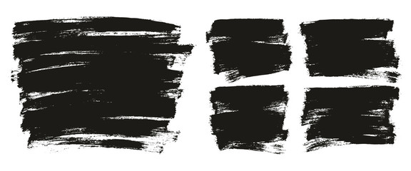 Flat Paint Brush Thin Long & Short Background Mix High Detail Abstract Vector Background Mix Set 