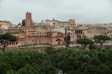Fototapeta na wymiar view of rome